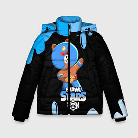 Зимняя куртка для мальчиков 3D BRAWL STARS EL BROWN: в городе Новоалтайск, ткань верха — 100% полиэстер; подклад — 100% полиэстер, утеплитель — 100% полиэстер | длина ниже бедра, удлиненная спинка, воротник стойка и отстегивающийся капюшон. Есть боковые карманы с листочкой на кнопках, утяжки по низу изделия и внутренний карман на молнии. 
Предусмотрены светоотражающий принт на спинке, радужный светоотражающий элемент на пуллере молнии и на резинке для утяжки | bib | brawl stars | colt | crow | el brown | leon | leon shark | max | moba | sally leon | shark | акула | берли | биби | бравл старс | браун | ворон | жанр | игра | кольт | леон | леон акула | макс | нита | шелли