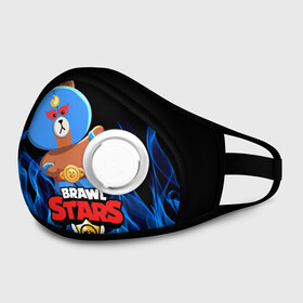 Маска из неопрена с принтом BRAWL STARS EL BROWN. в городе Новоалтайск, неопрен 100% | Форма огибающая нос. Резинки для ушей с дополнительной резинкой на затылке. Клапан для выдоха для активного дыхания при занятиях спортом. Эластичный материал маски и окантовки для лучшего растяжения и прилегания маски.  | Тематика изображения на принте: bib | brawl stars | colt | crow | el brown | leon | leon shark | max | moba | sally leon | shark | акула | берли | биби | бравл старс | браун | ворон | жанр | игра | кольт | леон | леон акула | макс | нита | шелли