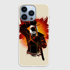 Чехол для iPhone 13 Pro с принтом Ведьмак 3: Дикая Охота в городе Новоалтайск,  |  | Тематика изображения на принте: cd projekt | geralt | of rivia | rpg | wild hunt | арбалет | ведьмак 3 | генри кавилл | геральт | дикая | магия | охота | сказка | сфера | фэнтези | цири