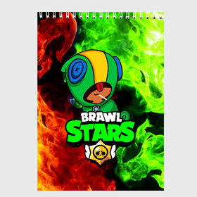 Скетчбук с принтом BRAWL STARS LEON в городе Новоалтайск, 100% бумага
 | 48 листов, плотность листов — 100 г/м2, плотность картонной обложки — 250 г/м2. Листы скреплены сверху удобной пружинной спиралью | brawl stars | crow | leon | leon shark | sally leon | shark | stars | акула | берли | ворон | леон | леон акула | спайк | эль примо