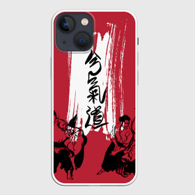 Чехол для iPhone 13 mini с принтом Айкидо в городе Новоалтайск,  |  | aikido | аикидо | айкидо | восточные единоборства | единоборства | морихей уэсиба