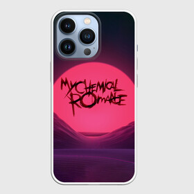 Чехол для iPhone 13 Pro с принтом MCR Logo в городе Новоалтайск,  |  | Тематика изображения на принте: 2007 | chemical | emo | logo | mcr | rock | romance | вокалист | группа | джерард | лого | рок | уэйн | эмо