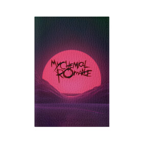 Обложка для паспорта матовая кожа с принтом MCR Logo в городе Новоалтайск, натуральная матовая кожа | размер 19,3 х 13,7 см; прозрачные пластиковые крепления | Тематика изображения на принте: 2007 | chemical | emo | logo | mcr | rock | romance | вокалист | группа | джерард | лого | рок | уэйн | эмо