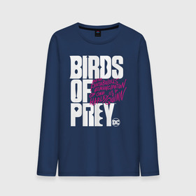 Мужской лонгслив хлопок с принтом Birds of Prey logo в городе Новоалтайск, 100% хлопок |  | Тематика изображения на принте: birds of prey | harley quinn | марго робби | потрясающая история харли квин | харли квин | хищные птицы