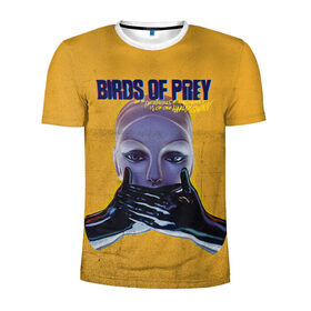 Мужская футболка 3D спортивная с принтом Birds of Prey Black mask в городе Новоалтайск, 100% полиэстер с улучшенными характеристиками | приталенный силуэт, круглая горловина, широкие плечи, сужается к линии бедра | Тематика изображения на принте: birds of prey | black mask | harley quinn | потрясающая история харли квин | харли квин | хищные птицы | черная маска