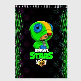 Скетчбук с принтом BRAWL STARS LEON в городе Новоалтайск, 100% бумага
 | 48 листов, плотность листов — 100 г/м2, плотность картонной обложки — 250 г/м2. Листы скреплены сверху удобной пружинной спиралью | bib | brawl stars | colt | crow | el brown | leon | leon shark | max | moba | sally leon | shark | акула | берли | биби | бравл старс | браун | ворон | жанр | игра | кольт | леон | леон акула | макс | нита | шелли