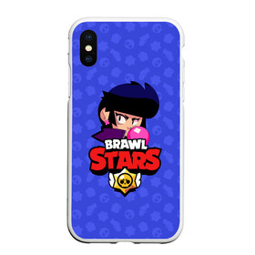 Чехол для iPhone XS Max матовый с принтом BRAWL STARS BIBI в городе Новоалтайск, Силикон | Область печати: задняя сторона чехла, без боковых панелей | Тематика изображения на принте: bibi | brawl stars | brock | bull | crow | dinomike | el primo | leon | mobile game | nita | poko | ricochet | stars | tara | бравл старс | ворон | леон | мобильные игры