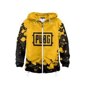 Детская ветровка 3D с принтом PUBG в городе Новоалтайск, 100% полиэстер | подол и капюшон оформлены резинкой с фиксаторами, по бокам два кармана без застежек, один потайной карман на груди | battle royal | playerunknowns battlegrounds | pubg | пабг | пубг