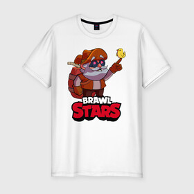 Мужская футболка хлопок Slim с принтом Dynamike Brawl Stars в городе Новоалтайск, 92% хлопок, 8% лайкра | приталенный силуэт, круглый вырез ворота, длина до линии бедра, короткий рукав | brawl | brawl st | brawl stars | colt | dynamike | game | leon | logo | mobo | poco | shelly | stars | бравл | динамайк | игра | игры | кольт | леон | лого | мобильные игры | надпись | поко | старс | шелли