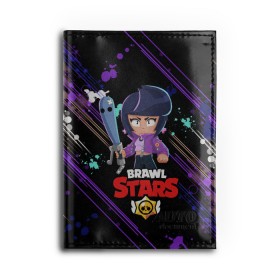 Обложка для автодокументов с принтом BRAWL STARS BIBI. в городе Новоалтайск, натуральная кожа |  размер 19,9*13 см; внутри 4 больших “конверта” для документов и один маленький отдел — туда идеально встанут права | bib | brawl stars | colt | crow | el brown | leon | leon shark | max | moba | sally leon | shark | акула | берли | биби | бравл старс | браун | ворон | жанр | игра | кольт | леон | леон акула | макс | нита | шелли