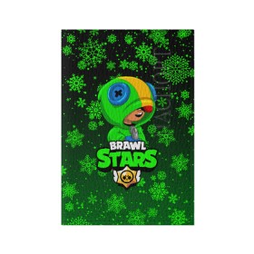 Обложка для паспорта матовая кожа с принтом BRAWL STARS НОВОГОДНИЙ в городе Новоалтайск, натуральная матовая кожа | размер 19,3 х 13,7 см; прозрачные пластиковые крепления | brawl stars | brawl stars новогодний | christmas | crow | leon | leon shark | new year | shark | stars | акула | ворон | леон | леон акула | новогодний | новый год | спайк