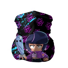 Бандана-труба 3D с принтом BRAWL STARS BIBI. в городе Новоалтайск, 100% полиэстер, ткань с особыми свойствами — Activecool | плотность 150‒180 г/м2; хорошо тянется, но сохраняет форму | bib | brawl stars | colt | crow | el brown | leon | leon shark | max | moba | sally leon | shark | акула | берли | биби | бравл старс | браун | ворон | жанр | игра | кольт | леон | леон акула | макс | нита | шелли