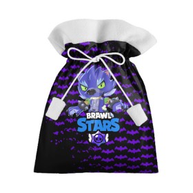 Подарочный 3D мешок с принтом BRAWL STARS LEON ОБОРОТЕНЬ. в городе Новоалтайск, 100% полиэстер | Размер: 29*39 см | Тематика изображения на принте: bib | brawl stars | bull | colt | crow | leon | leon shark | max | moba | sally leon | shark | акула | берли | биби | бравл старс | ворон | жанр | игра | кольт | леон | леон акула | макс | нита | спайк | шелли