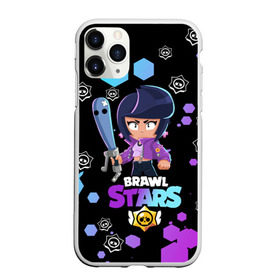 Чехол для iPhone 11 Pro матовый с принтом BRAWL STARS BIBI в городе Новоалтайск, Силикон |  | bib | brawl stars | colt | crow | el brown | leon | leon shark | max | moba | sally leon | shark | акула | берли | биби | бравл старс | браун | ворон | жанр | игра | кольт | леон | леон акула | макс | нита | шелли