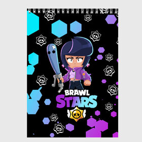 Скетчбук с принтом BRAWL STARS BIBI в городе Новоалтайск, 100% бумага
 | 48 листов, плотность листов — 100 г/м2, плотность картонной обложки — 250 г/м2. Листы скреплены сверху удобной пружинной спиралью | bib | brawl stars | colt | crow | el brown | leon | leon shark | max | moba | sally leon | shark | акула | берли | биби | бравл старс | браун | ворон | жанр | игра | кольт | леон | леон акула | макс | нита | шелли