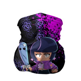 Бандана-труба 3D с принтом BRAWL STARS BIBI. в городе Новоалтайск, 100% полиэстер, ткань с особыми свойствами — Activecool | плотность 150‒180 г/м2; хорошо тянется, но сохраняет форму | bib | brawl stars | colt | crow | el brown | leon | leon shark | max | moba | sally leon | shark | акула | берли | биби | бравл старс | браун | ворон | жанр | игра | кольт | леон | леон акула | макс | нита | шелли