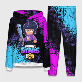 Женский костюм 3D (с толстовкой) с принтом BRAWL STARS BIBI. в городе Новоалтайск,  |  | bib | brawl stars | colt | crow | el brown | leon | leon shark | max | moba | sally leon | shark | акула | берли | биби | бравл старс | браун | ворон | жанр | игра | кольт | леон | леон акула | макс | нита | шелли