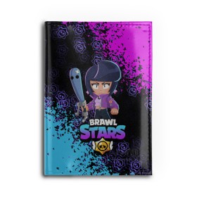 Обложка для автодокументов с принтом BRAWL STARS BIBI. в городе Новоалтайск, натуральная кожа |  размер 19,9*13 см; внутри 4 больших “конверта” для документов и один маленький отдел — туда идеально встанут права | bib | brawl stars | colt | crow | el brown | leon | leon shark | max | moba | sally leon | shark | акула | берли | биби | бравл старс | браун | ворон | жанр | игра | кольт | леон | леон акула | макс | нита | шелли