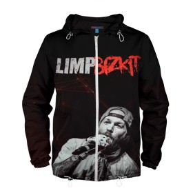 Мужская ветровка 3D с принтом Limp Bizkit в городе Новоалтайск, 100% полиэстер | подол и капюшон оформлены резинкой с фиксаторами, два кармана без застежек по бокам, один потайной карман на груди | limp bizkit | лимп бискит | музыка | рок
