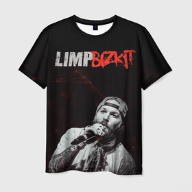 Мужская футболка 3D с принтом Limp Bizkit в городе Новоалтайск, 100% полиэфир | прямой крой, круглый вырез горловины, длина до линии бедер | limp bizkit | лимп бискит | музыка | рок