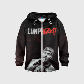 Детская ветровка 3D с принтом Limp Bizkit в городе Новоалтайск, 100% полиэстер | подол и капюшон оформлены резинкой с фиксаторами, по бокам два кармана без застежек, один потайной карман на груди | limp bizkit | лимп бискит | музыка | рок