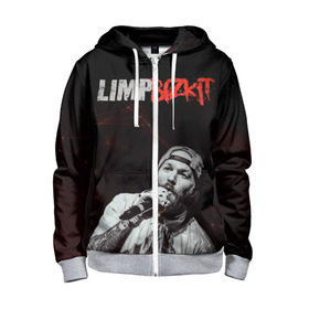 Детская толстовка 3D на молнии с принтом Limp Bizkit в городе Новоалтайск, 100% полиэстер |  манжеты и пояс оформлены широкой мягкой резинкой, двухслойный капюшон со шнурком для регулировки, спереди карманы и застежка-молния
 | limp bizkit | лимп бискит | музыка | рок