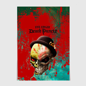 Постер с принтом five finger death punch в городе Новоалтайск, 100% бумага
 | бумага, плотность 150 мг. Матовая, но за счет высокого коэффициента гладкости имеет небольшой блеск и дает на свету блики, но в отличии от глянцевой бумаги не покрыта лаком | five finger death punch | металл | музыка | рок | фингер | череп