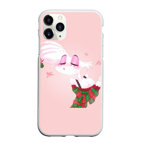 Чехол для iPhone 11 Pro Max матовый с принтом Энджел даст в городе Новоалтайск, Силикон |  | angel dust | hazbin | hotel hazbin | new year | нг | новый год | отель хазбин | рождество | хазбин | энджел даст