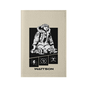 Обложка для паспорта матовая кожа с принтом Apex Legends Wattson в городе Новоалтайск, натуральная матовая кожа | размер 19,3 х 13,7 см; прозрачные пластиковые крепления | battle | best | buls | epic | gameplay | loot | royale | stream | titanfall | апекс | битва | булс | королевская | легендс | лутбокс | робот | спектры | титан