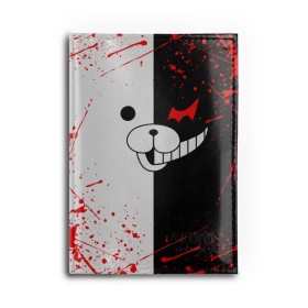 Обложка для автодокументов с принтом MONOKUMA в городе Новоалтайск, натуральная кожа |  размер 19,9*13 см; внутри 4 больших “конверта” для документов и один маленький отдел — туда идеально встанут права | Тематика изображения на принте: anime | bear | black  white | danganronpa | kurokuma | monodam | monokuma | monomi | monotaro | rabbit | school | shirokuma | аниме | главарь | мoноми | монокума | черно белый | школа