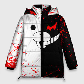 Женская зимняя куртка 3D с принтом MONOKUMA в городе Новоалтайск, верх — 100% полиэстер; подкладка — 100% полиэстер; утеплитель — 100% полиэстер | длина ниже бедра, силуэт Оверсайз. Есть воротник-стойка, отстегивающийся капюшон и ветрозащитная планка. 

Боковые карманы с листочкой на кнопках и внутренний карман на молнии | anime | bear | black  white | danganronpa | kurokuma | monodam | monokuma | monomi | monotaro | rabbit | school | shirokuma | аниме | главарь | мoноми | монокума | черно белый | школа