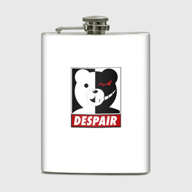 Фляга с принтом Monokuma в городе Новоалтайск, металлический корпус | емкость 0,22 л, размер 125 х 94 мм. Виниловая наклейка запечатывается полностью | anime | art | bear | danganronpa | japan | monokuma | аниме | арт | животное | манга | медведь | мишка | мульфильм | персонаж | плюшевый | япония