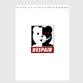 Скетчбук с принтом Monokuma в городе Новоалтайск, 100% бумага
 | 48 листов, плотность листов — 100 г/м2, плотность картонной обложки — 250 г/м2. Листы скреплены сверху удобной пружинной спиралью | anime | art | bear | danganronpa | japan | monokuma | аниме | арт | животное | манга | медведь | мишка | мульфильм | персонаж | плюшевый | япония