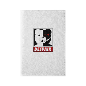 Обложка для паспорта матовая кожа с принтом Monokuma в городе Новоалтайск, натуральная матовая кожа | размер 19,3 х 13,7 см; прозрачные пластиковые крепления | anime | art | bear | danganronpa | japan | monokuma | аниме | арт | животное | манга | медведь | мишка | мульфильм | персонаж | плюшевый | япония