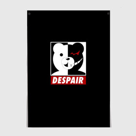 Постер с принтом Monokuma в городе Новоалтайск, 100% бумага
 | бумага, плотность 150 мг. Матовая, но за счет высокого коэффициента гладкости имеет небольшой блеск и дает на свету блики, но в отличии от глянцевой бумаги не покрыта лаком | anime | art | bear | danganronpa | japan | monokuma | аниме | арт | животное | манга | медведь | мишка | мульфильм | персонаж | плюшевый | япония