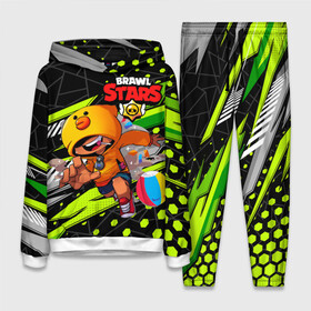 Женский костюм 3D (с толстовкой) с принтом Brawl stars в городе Новоалтайск,  |  | brawl | brawl stars | brawler | brawlstars | brawlstarsga | brawlstarsmemes | brawl_stars | clashofclans | clashroyale | leon | supercell | бравл | бравлстарс | лион | мемы | утка