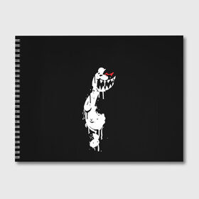 Альбом для рисования с принтом MONOKUMA в городе Новоалтайск, 100% бумага
 | матовая бумага, плотность 200 мг. | Тематика изображения на принте: anime | bear | black | danganronpa | japan | monokuma | white | аниме | белое | медведь | монокума | черное | япония