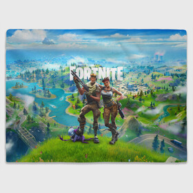 Плед 3D с принтом Fortnite в городе Новоалтайск, 100% полиэстер | закругленные углы, все края обработаны. Ткань не мнется и не растягивается | fortnite | fortnite 2 | fortnite chapter 2 | fortnite2 | fortnite: chapter 2 | игры | фортнайт | фортнайт 2