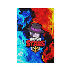 Обложка для паспорта матовая кожа с принтом BRAWL STARS MORTIS в городе Новоалтайск, натуральная матовая кожа | размер 19,3 х 13,7 см; прозрачные пластиковые крепления | bibi | brawl stars | brock | bull | crow | dinomike | el primo | leon | mobile game | nita | poko | rirochet | stars | tara | бравл стар | ворон | леон | мобильные игры