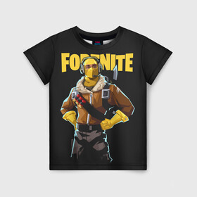 Детская футболка 3D с принтом Fortnite  в городе Новоалтайск, 100% гипоаллергенный полиэфир | прямой крой, круглый вырез горловины, длина до линии бедер, чуть спущенное плечо, ткань немного тянется | battle | fortnite | funny | kills | royale | save | season | the | twitch | world | битва | борьба | зомби | королевская | оружие | скины | стратегия | фортнайт