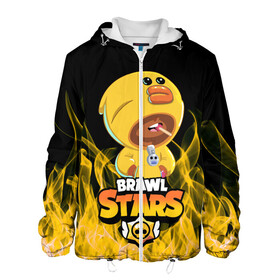 Мужская куртка 3D с принтом BRAWL STARS SALLY LEON. в городе Новоалтайск, ткань верха — 100% полиэстер, подклад — флис | прямой крой, подол и капюшон оформлены резинкой с фиксаторами, два кармана без застежек по бокам, один большой потайной карман на груди. Карман на груди застегивается на липучку | bib | brawl stars | colt | crow | el brown | leon | leon shark | max | moba | sally leon | shark | акула | берли | биби | бравл старс | браун | ворон | жанр | игра | кольт | леон | леон акула | макс | нита | шелли