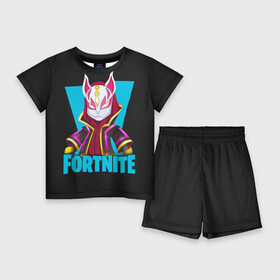 Детский костюм с шортами 3D с принтом Fortnite в городе Новоалтайск,  |  | Тематика изображения на принте: battle | fortnite | funny | kills | royale | save | season | the | twitch | world | битва | борьба | зомби | королевская | оружие | скины | стратегия | фортнайт