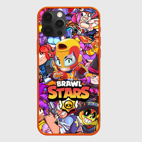 Чехол для iPhone 12 Pro Max с принтом BRAWL STARS MAX в городе Новоалтайск, Силикон |  | Тематика изображения на принте: bibi | brawl stars | crow | el brown | leon | leon shark | max | sally leon | shark | stars | акула | биби | ворон | леон