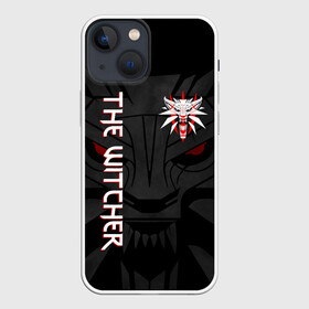 Чехол для iPhone 13 mini с принтом ВЕДЬМАК | THE WITCHER | ГЕРАЛЬТ   ШКОЛА ВОЛКА в городе Новоалтайск,  |  | geralt | the witcher | the witcher wild hunt | witcher | wolf | ведьмак | ведьмак 3 | волк | геральт | охотник