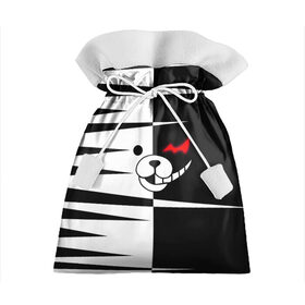 Подарочный 3D мешок с принтом monokuma в городе Новоалтайск, 100% полиэстер | Размер: 29*39 см | danganronpa | monokuma | trigger happy havoc | аниме | игрушка | манга | медведь | монокума | монохром | мягкая игрушка робот | робот