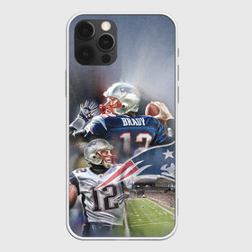 Чехол для iPhone 12 Pro Max с принтом Brady в городе Новоалтайск, Силикон |  | Тематика изображения на принте: американский футбол | мяч | футбол