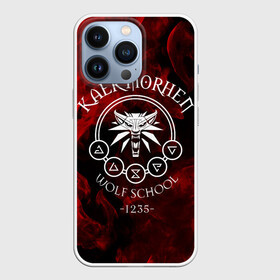Чехол для iPhone 13 Pro с принтом ВЕДЬМАК | THE WITCHER | ГЕРАЛЬТ   ВОЛК   WOLF   KAER MORHEN в городе Новоалтайск,  |  | Тематика изображения на принте: geralt | the witcher | the witcher wild hunt | witcher | wolf | ведьмак | ведьмак 3 | волк | геральт | охотник