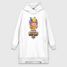 Платье-худи хлопок с принтом BRAWL STARS BEA. в городе Новоалтайск,  |  | bea | bibi | brawl stars | colt | crow | el brown | leon | leon shark | max | nita | sally leon | shark | акула | беа | берли | биби | бравл старс | браун | ворон | кольт | леон | леон акула | макс | нита | шелли