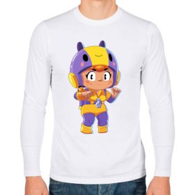 Мужской лонгслив хлопок с принтом BRAWL STARS BEA. в городе Новоалтайск, 100% хлопок |  | Тематика изображения на принте: bea | bibi | brawl stars | colt | crow | el brown | leon | leon shark | max | nita | sally leon | shark | акула | беа | берли | биби | бравл старс | браун | ворон | кольт | леон | леон акула | макс | нита | шелли