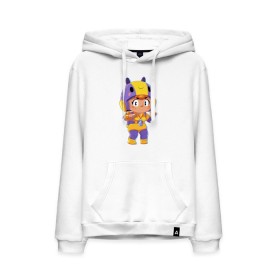 Мужская толстовка с принтом BRAWL STARS BEA. в городе Новоалтайск, френч-терри, мягкий теплый начес внутри (100% хлопок) | карман-кенгуру, эластичные манжеты и нижняя кромка, капюшон с подкладом и шнурком | Тематика изображения на принте: bea | bibi | brawl stars | colt | crow | el brown | leon | leon shark | max | nita | sally leon | shark | акула | беа | берли | биби | бравл старс | браун | ворон | кольт | леон | леон акула | макс | нита | шелли